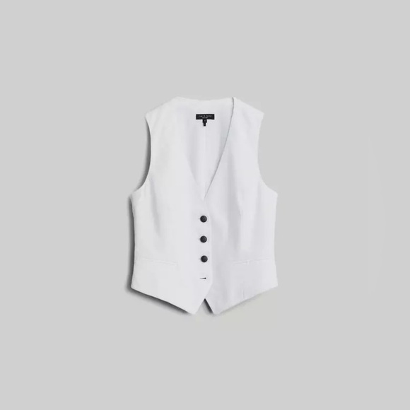 Rag and Bone Priya Linen Vest - Picture 1 of 12